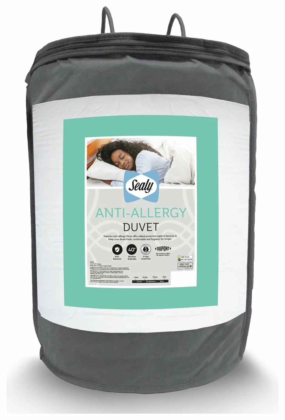 Sealy Anti Allergy Hollowfibre 10.5Tog Duvet - Single 1 Sealy Anti Allergy Hollowfibre 10.5Tog Duvet - Single