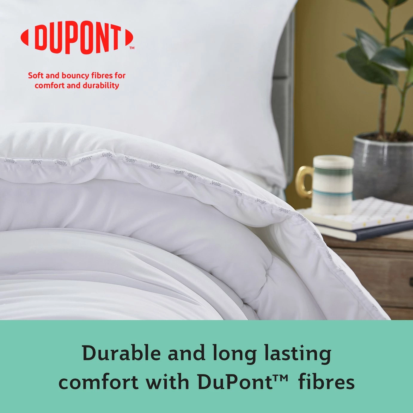 Sealy Anti Allergy Hollowfibre 10.5Tog Duvet - Single 3 Sealy Anti Allergy Hollowfibre 10.5Tog Duvet - Single - Image 3