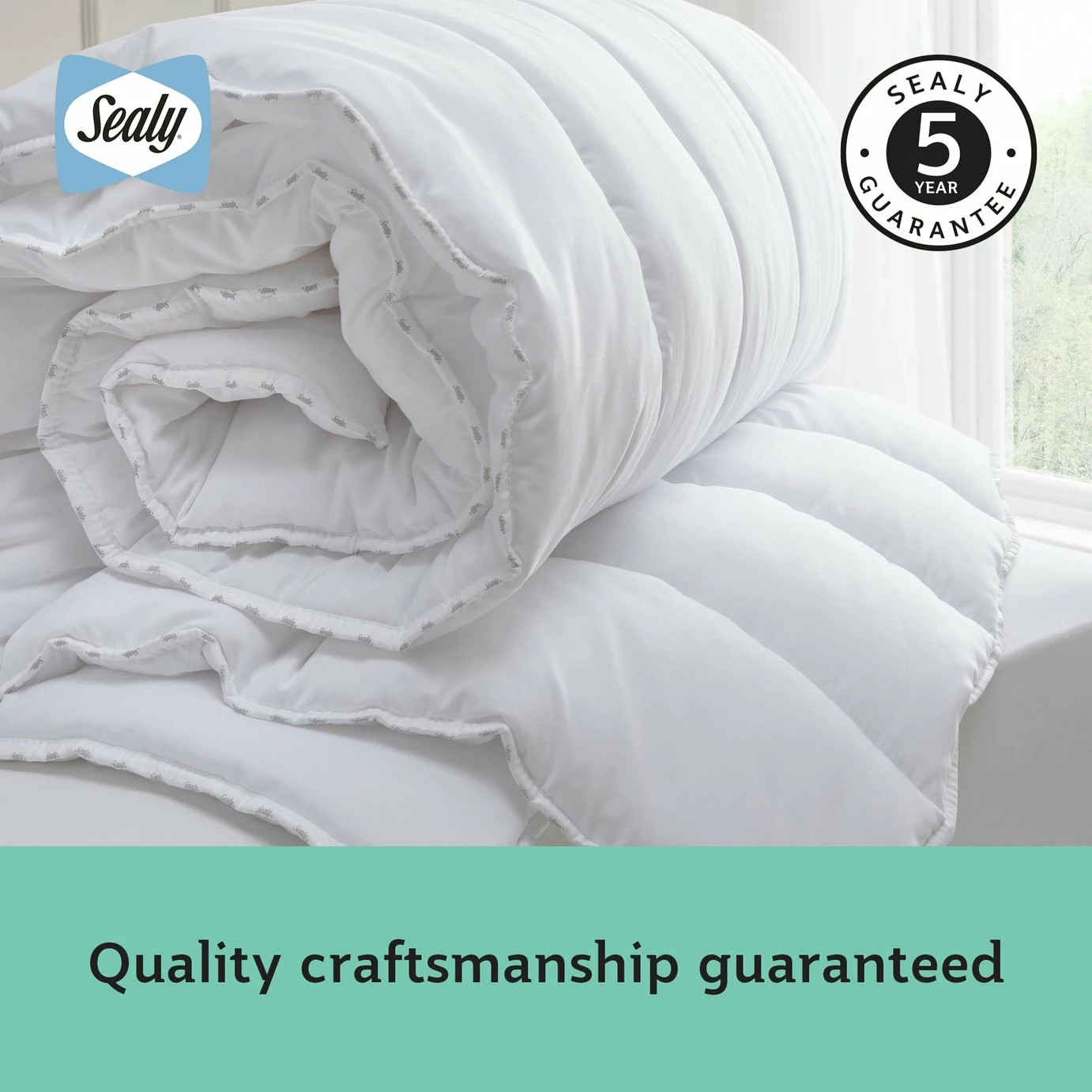 Sealy Anti Allergy Hollowfibre 10.5Tog Duvet - Single 8 Sealy Anti Allergy Hollowfibre 10.5Tog Duvet - Single - Image 8