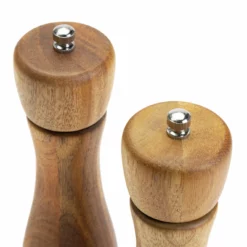 Habitat Global Wooden Salt And Pepper Grinder - Natural -Habitat Sales Store 1178900 R Z003A