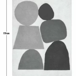 Habitat Geometric Cut Pile Rug - 120X170cm - Multicoloured 11 Habitat Geometric Cut Pile Rug - 120X170cm - Multicoloured -Habitat Sales Store 1179985 R E001