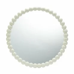 Habitat Beaded Round Wall Mirror - White - 70x70cm 8 Habitat Beaded Round Wall Mirror - White - 70x70cm -Habitat Sales Store 1182927 R Z003A