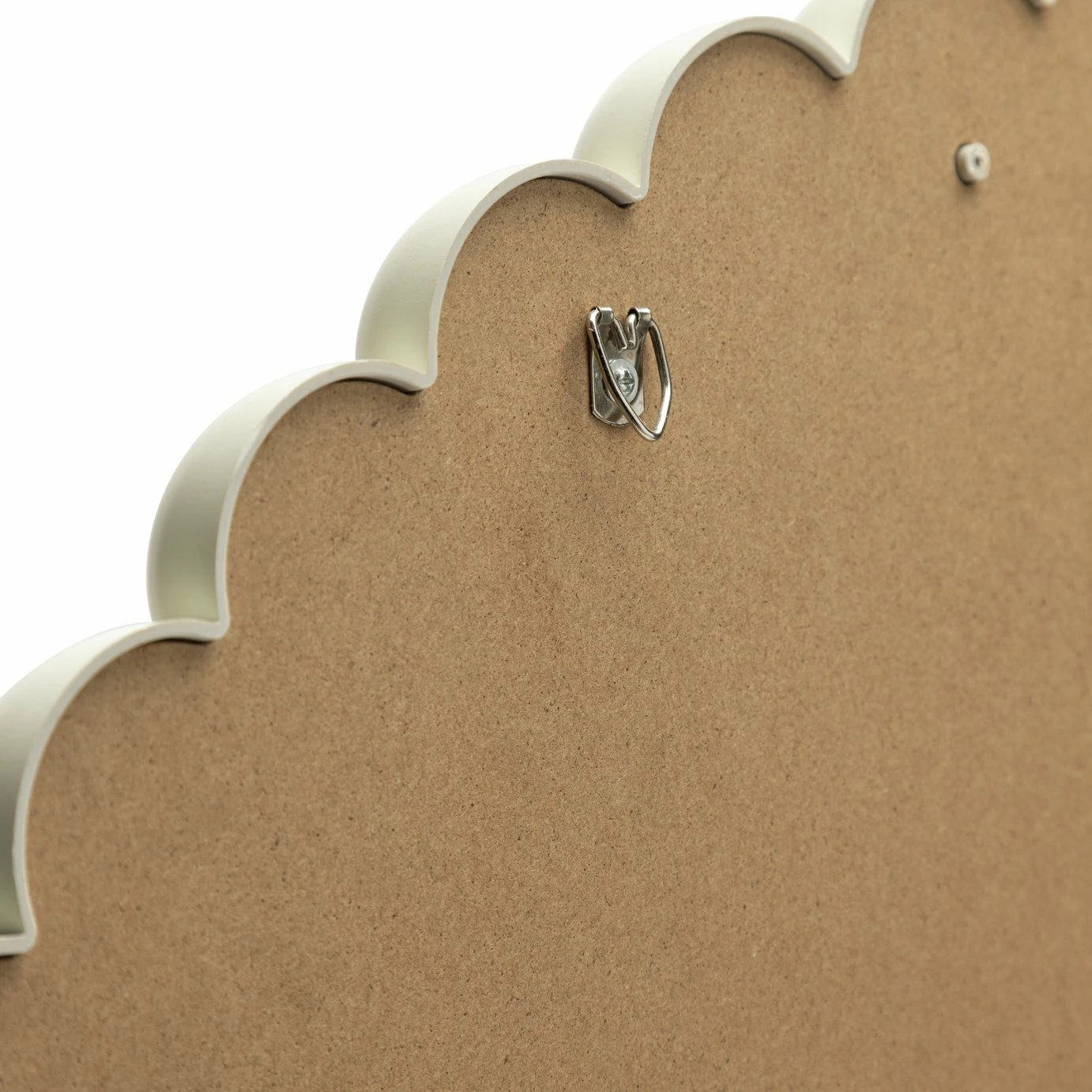 Habitat Beaded Round Wall Mirror - White - 70x70cm 5 Habitat Beaded Round Wall Mirror - White - 70x70cm - Image 5