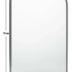 Habitat Distressed Zinc Effect Arch Wall Mirror - 70x54cm -Habitat Sales Store 1184042 R E001