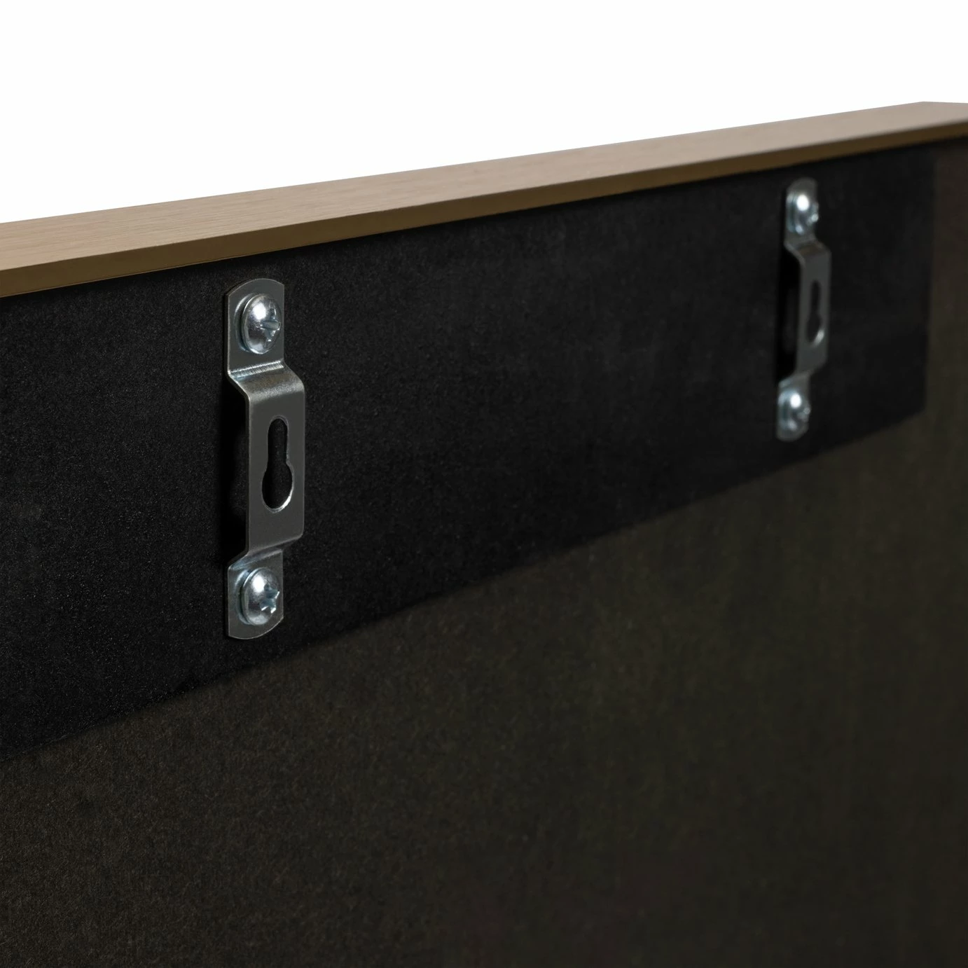 Habitat Brushed Rectangular Wall Mirror - Gold - 50x70cm 4 Habitat Brushed Rectangular Wall Mirror - Gold - 50x70cm - Image 4