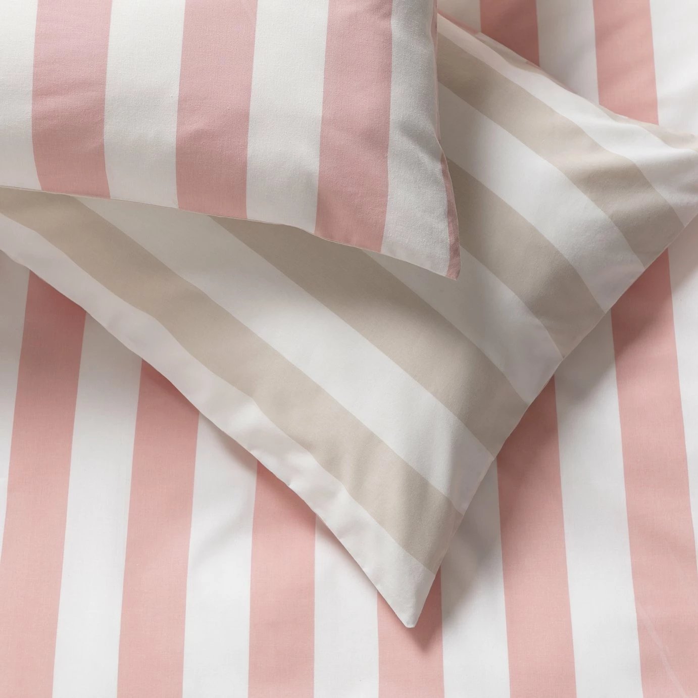 Habitat Summer Haze Stripe Pink Bedding Set - Single 4 Habitat Summer Haze Stripe Pink Bedding Set - Single - Image 4