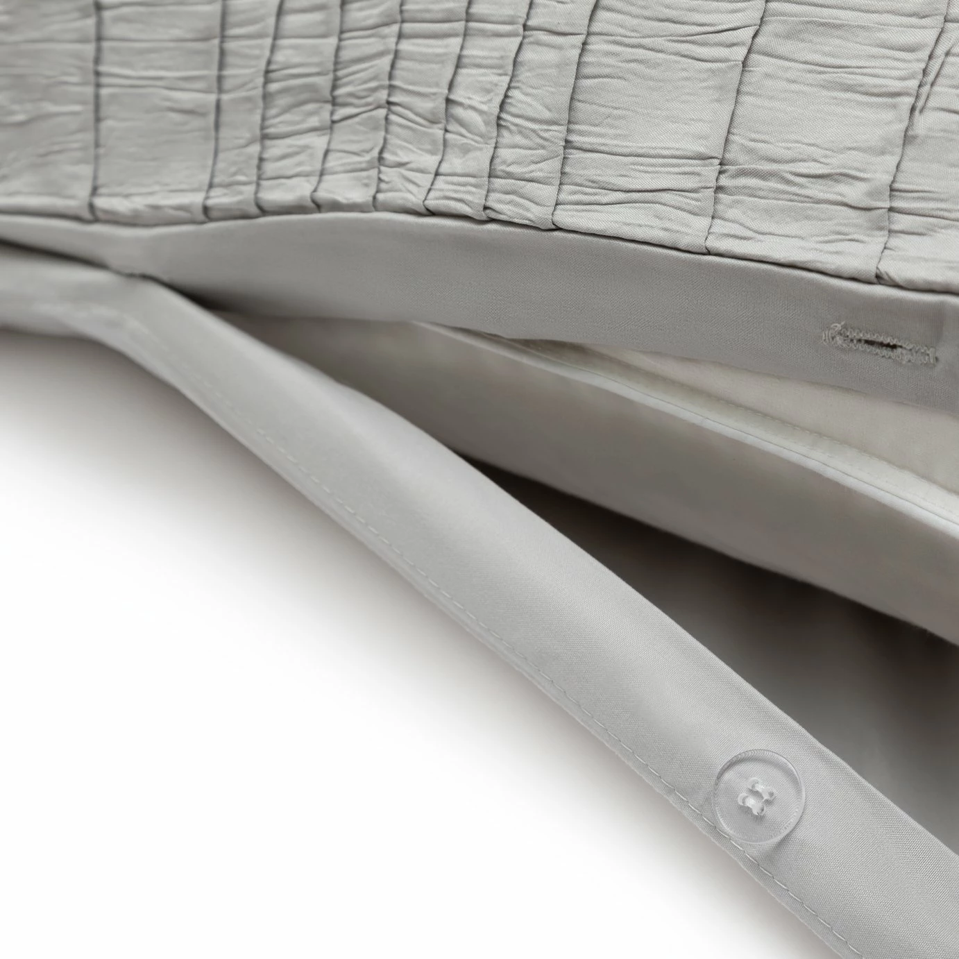 Habitat Crinkle Grey Bedding Set - Single 5 Habitat Crinkle Grey Bedding Set - Single - Image 5