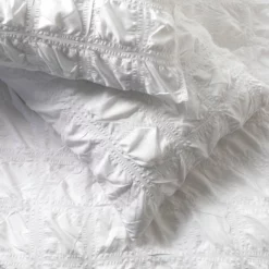 Habitat Seersucker Square White Bedding Set - Single 8 Habitat Seersucker Square White Bedding Set - Single -Habitat Sales Store 1232554 R Z003A