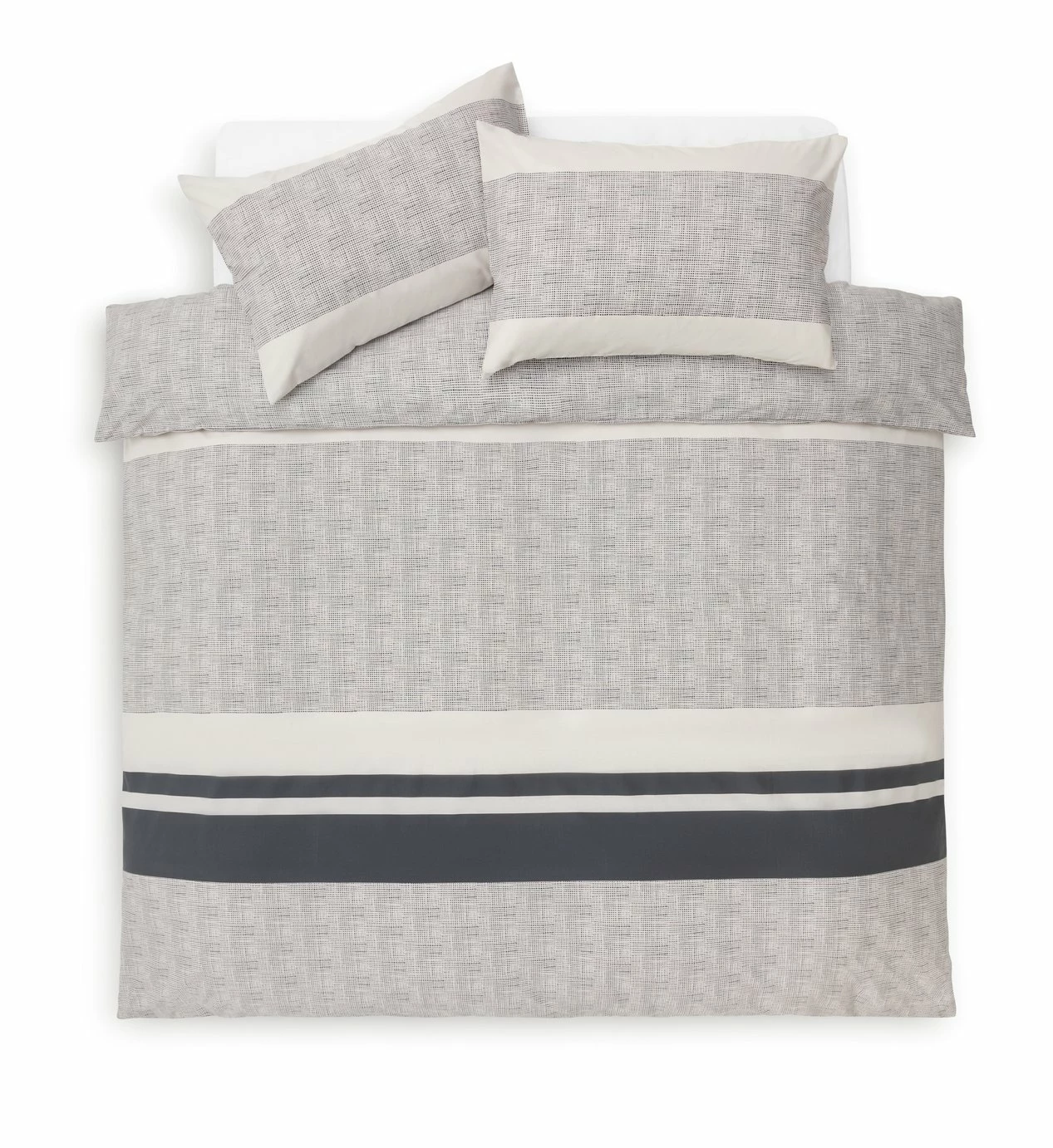 Habitat 180 TC Textured Block Print Bedding Set - Single 3 Habitat 180 TC Textured Block Print Bedding Set - Single - Image 3