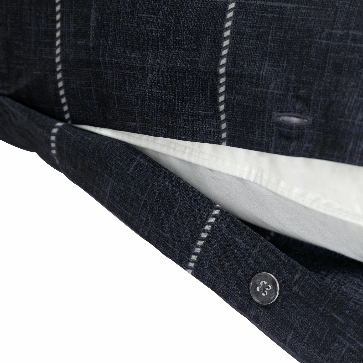 Habitat Grid Check Blue Bedding Set - Single 4 Habitat Grid Check Blue Bedding Set - Single - Image 4