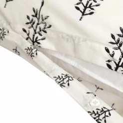 Habitat Woodblock Leaf White Bedding Set - Single 9 Habitat Woodblock Leaf White Bedding Set - Single -Habitat Sales Store 1232846 R Z004A