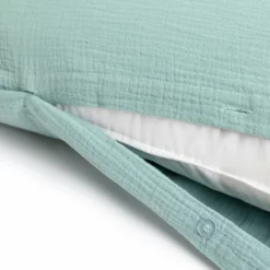 Habitat Cotton 200TC Muslin Green Bedding Set - Double -Habitat Sales Store 1233319 R Z004A