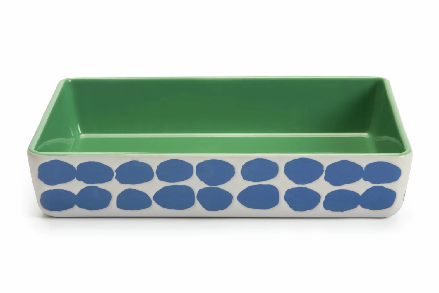 Habitat Emerald Medium Stoneware Roaster 4 Habitat Emerald Medium Stoneware Roaster - Image 4