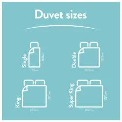 Slumberdown Light & Cool 1 Tog Duvet - Single -Habitat Sales Store 1251449 R Z006A