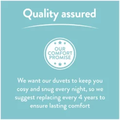 Slumberdown Light & Cool 1 Tog Duvet - Single -Habitat Sales Store 1251449 R Z010A