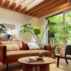 Habitat Global Print Flatweave Rug - 120X170cm - Yellow -Habitat Sales Store 1256664 R Z005C