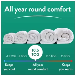 Slumberdown Remade 10.5 Tog Duvet - Single -Habitat Sales Store 1256808 R Z006A