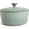 Habitat 3.3 Litre Cast Iron Casserole Dish - Green