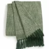 Habitat Recycled Throw - Green - 125x150cm