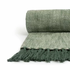 Habitat Recycled Throw - Green - 125x150cm 8 Habitat Recycled Throw - Green - 125x150cm -Habitat Sales Store 1406775 R Z002A