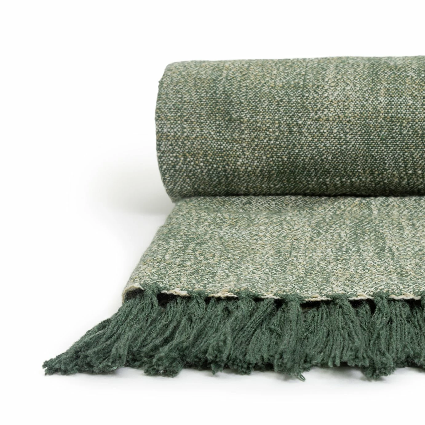 Habitat Recycled Throw - Green - 125x150cm 3 Habitat Recycled Throw - Green - 125x150cm - Image 3