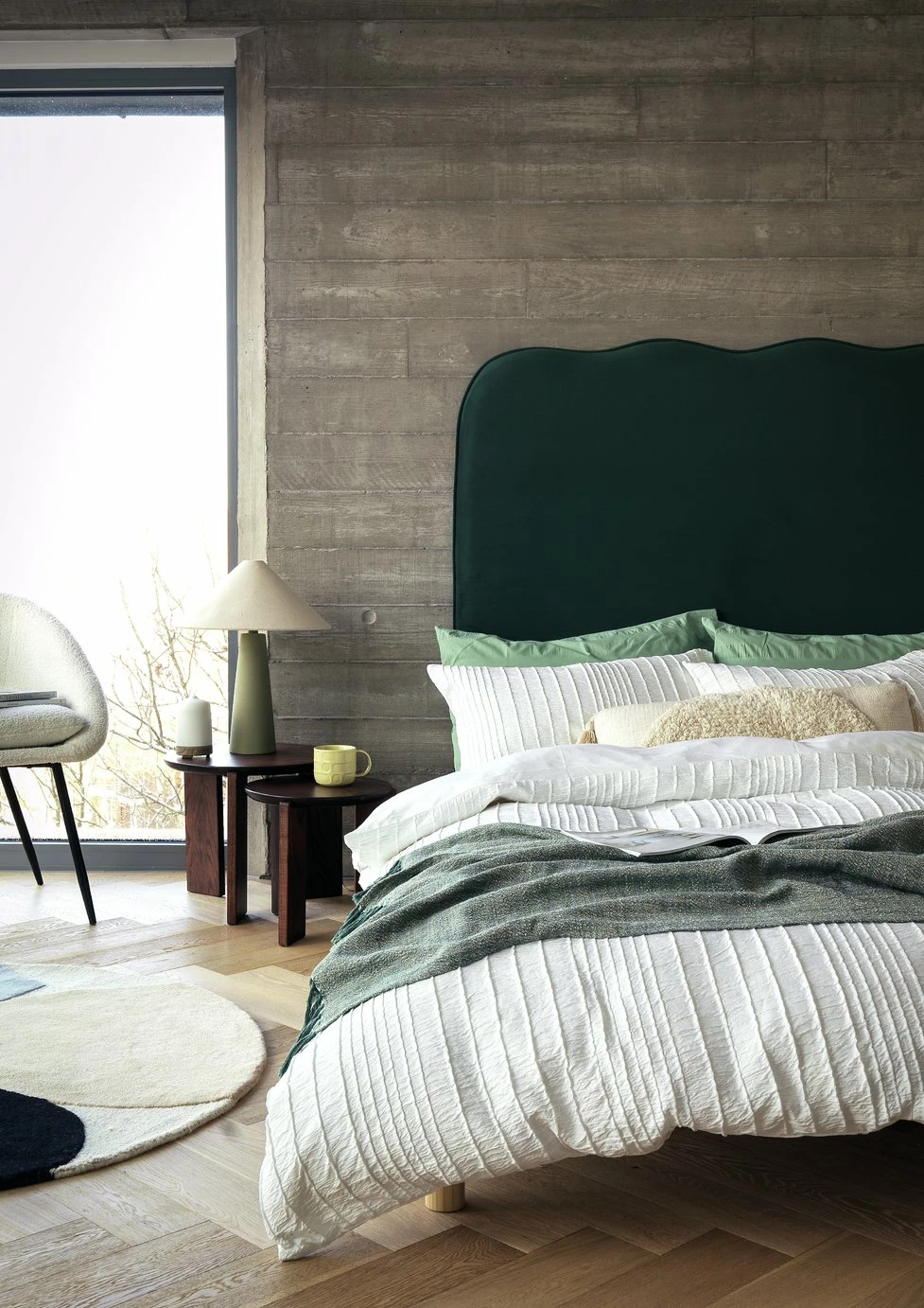 Habitat Recycled Throw - Green - 125x150cm 6 Habitat Recycled Throw - Green - 125x150cm - Image 6