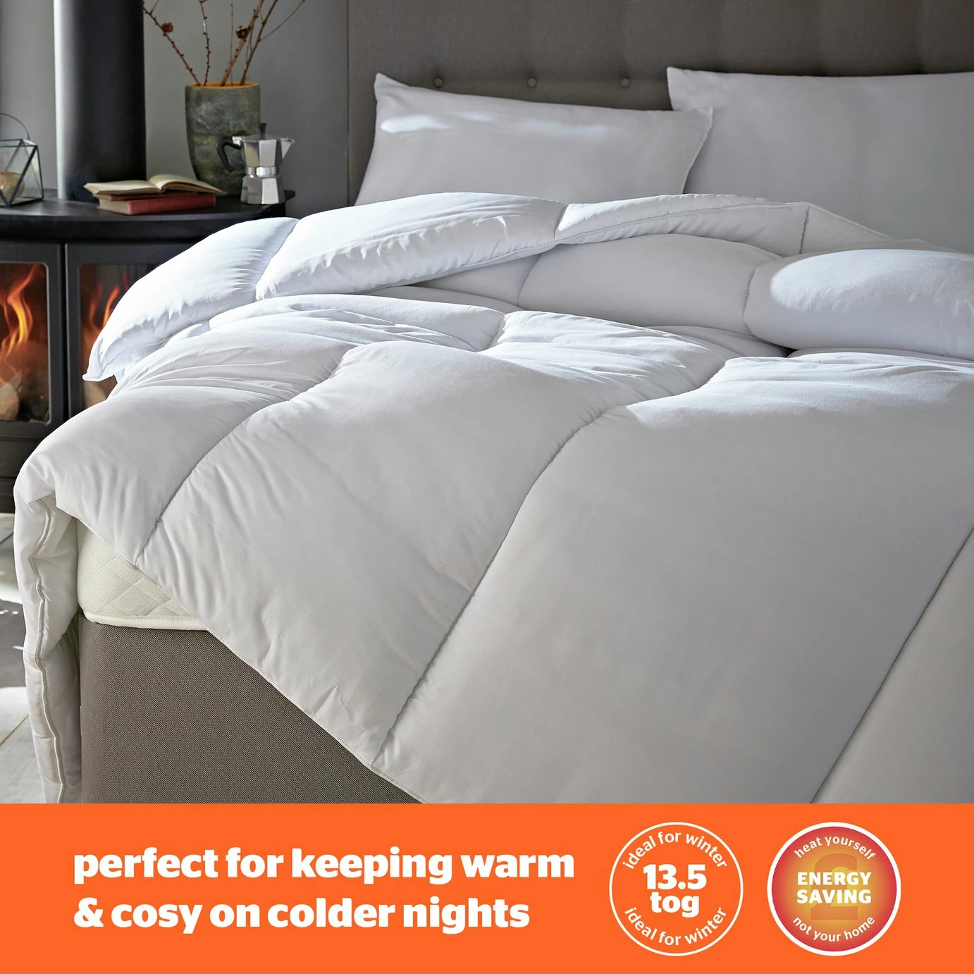 Silentnight Warm & Cosy 13.5 Tog Duvet - Single 2 Silentnight Warm & Cosy 13.5 Tog Duvet - Single - Image 2
