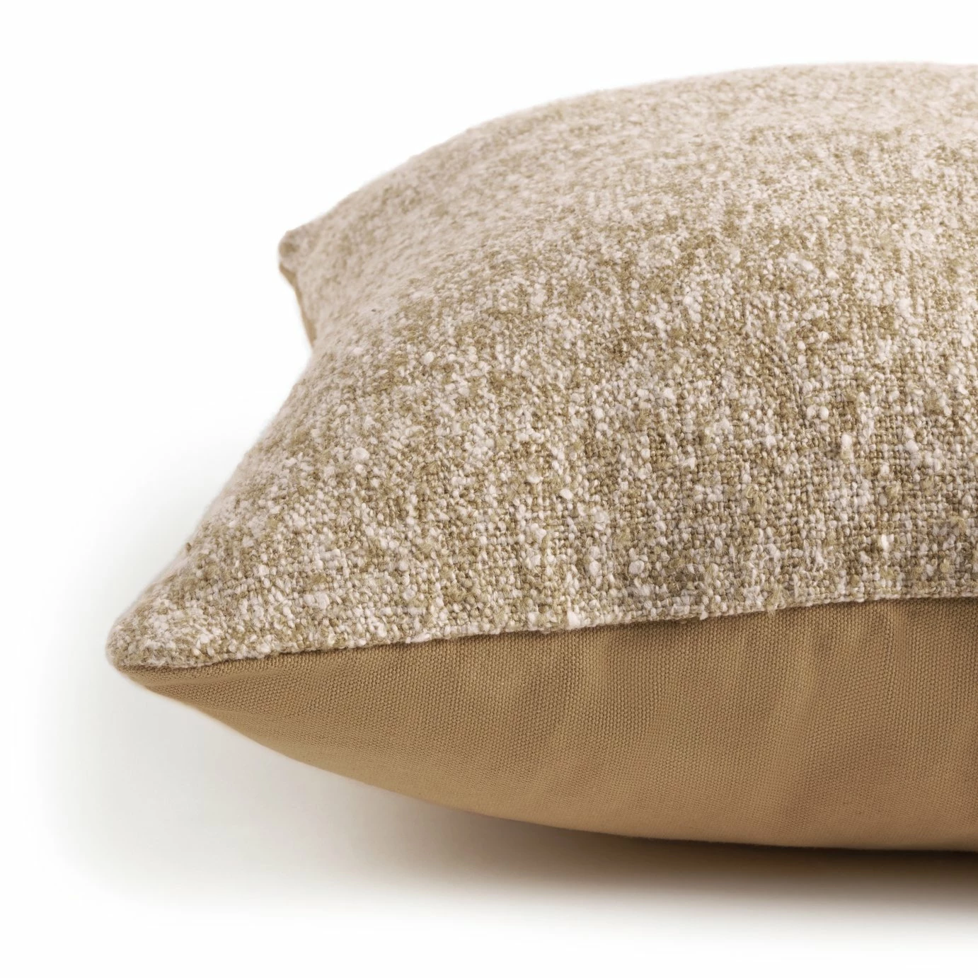 Habitat Boucle Handwoven Cushion - Neutral - 50x50cm 4 Habitat Boucle Handwoven Cushion - Neutral - 50x50cm - Image 4