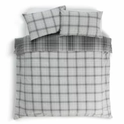 Habitat Grey Brushed Check Bedding Set - Single 11 Habitat Grey Brushed Check Bedding Set - Single -Habitat Sales Store 2019350 R Z003A