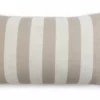 Habitat Striped Cushion - Coffee Cream - 30x50cm