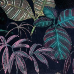 Habitat Botanical Print Velvet Cushion - Multi - 43x43cm 7 Habitat Botanical Print Velvet Cushion - Multi - 43x43cm -Habitat Sales Store 2062840 R B001