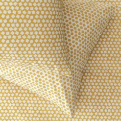 Argos Home Polka Square Yellow Bedding Set - Double -Habitat Sales Store 2067508 R Z003A