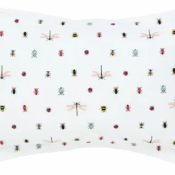 Joules Cotton Botanical Bugs White Bedding Set - Single -Habitat Sales Store 2073334 R Z003A