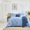 Joules Cotton Percale Pollinators Blue Bedding Set - Single