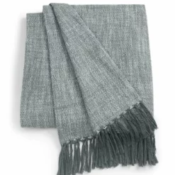 Habitat Recycled Throw - Grey - 150x200cm