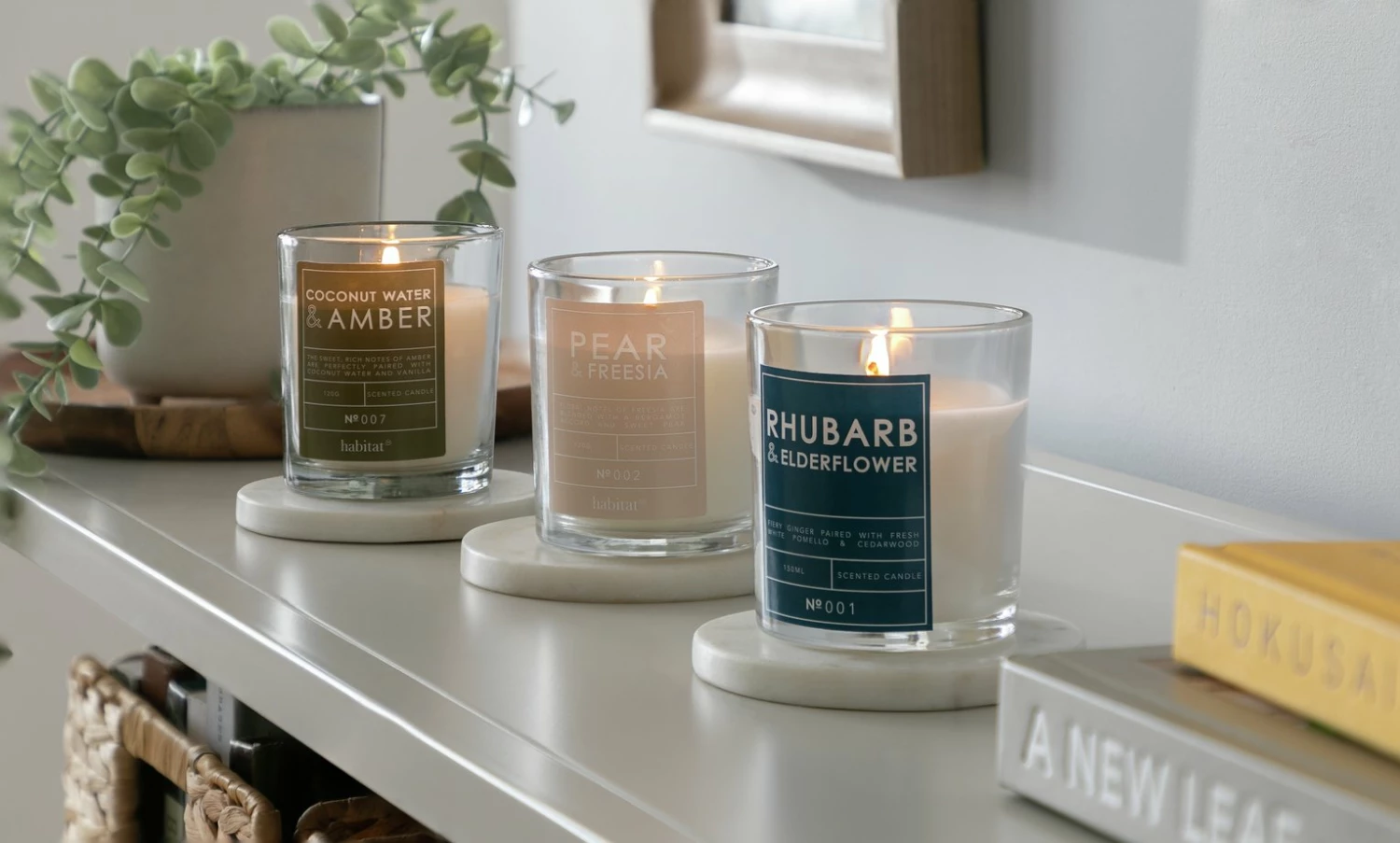 Habitat Medium Scented Boxed Candle Set - Set Of 3 2 Habitat Medium Scented Boxed Candle Set - Set Of 3 - Image 2