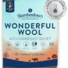 Slumberdown Wonderful Wool Medium Weight Duvet - Single