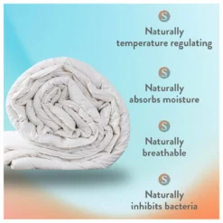 Slumberdown Wonderful Wool Medium Weight Duvet - Single -Habitat Sales Store 2255097 R Z004A