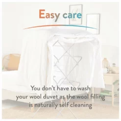 Slumberdown Wonderful Wool Medium Weight Duvet - Single -Habitat Sales Store 2255097 R Z010A