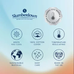 Slumberdown Wonderful Wool Medium Weight Duvet - Single -Habitat Sales Store 2255097 R Z013A