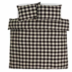 Habitat Gingham Check Black & White Bedding Set - Single -Habitat Sales Store 2656500 R Z002A