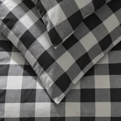 Habitat Gingham Check Black & White Bedding Set - Single -Habitat Sales Store 2656500 R Z002C