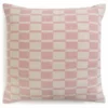 Habitat Checker Board Cushion - White & Pink - 43x43cm