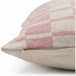 Habitat Checker Board Cushion - White & Pink - 43x43cm 9 Habitat Checker Board Cushion - White & Pink - 43x43cm -Habitat Sales Store 2714796 R Z003A