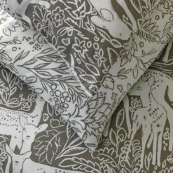 Habitat Brushed Cotton Deer Print Grey Bedding Set - Single 10 Habitat Brushed Cotton Deer Print Grey Bedding Set - Single -Habitat Sales Store 2729107 R Z002C