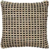 Habitat Jute Mono Check Cushion - Natural - 43X43cm