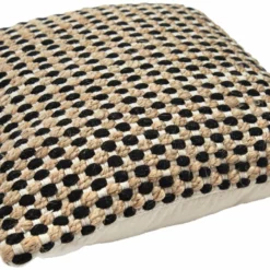 Habitat Jute Mono Check Cushion - Natural - 43X43cm 6 Habitat Jute Mono Check Cushion - Natural - 43X43cm -Habitat Sales Store 2842596 R Z003A