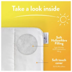 Slumberdown Summer Non Allergic 4.5 Tog Duvet - Single 14 Slumberdown Summer Non Allergic 4.5 Tog Duvet - Single -Habitat Sales Store 2842905 R Z004A