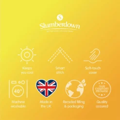 Slumberdown Summer Non Allergic 4.5 Tog Duvet - Single 23 Slumberdown Summer Non Allergic 4.5 Tog Duvet - Single -Habitat Sales Store 2842905 R Z013A