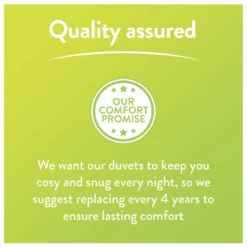 Slumberdown Spring Non Allergic 7.5 Tog Duvet - Single -Habitat Sales Store 2842936 R Z011A